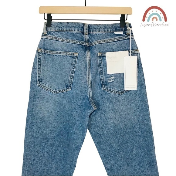 New! Boyish The Roy High Rise Yoke Front Skinny Rigid Jeans - Picture 9 of 16